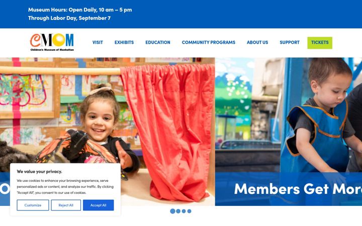 Screenshot του cmom.org