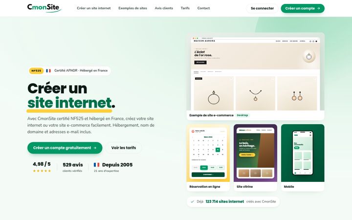Zrzut ekranu cmonsite.fr