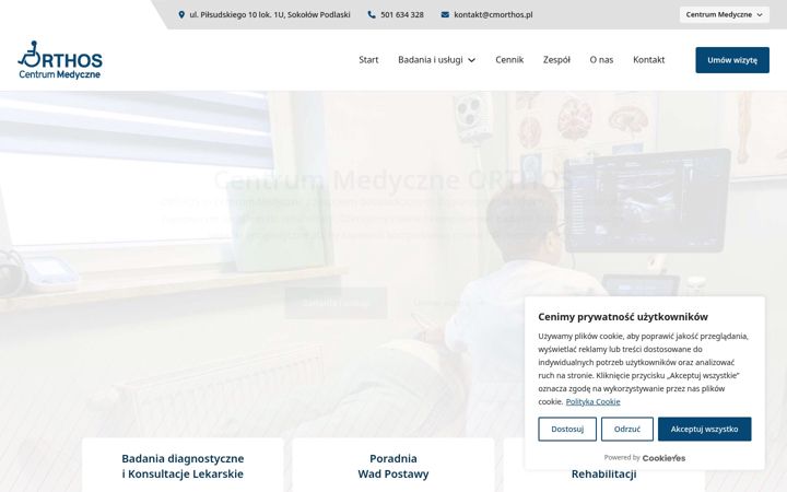 Screenshot of cmorthos.pl