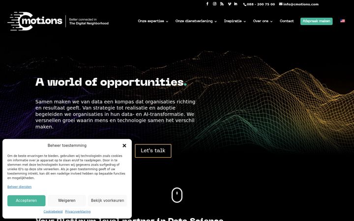 Screenshot of cmotions.com