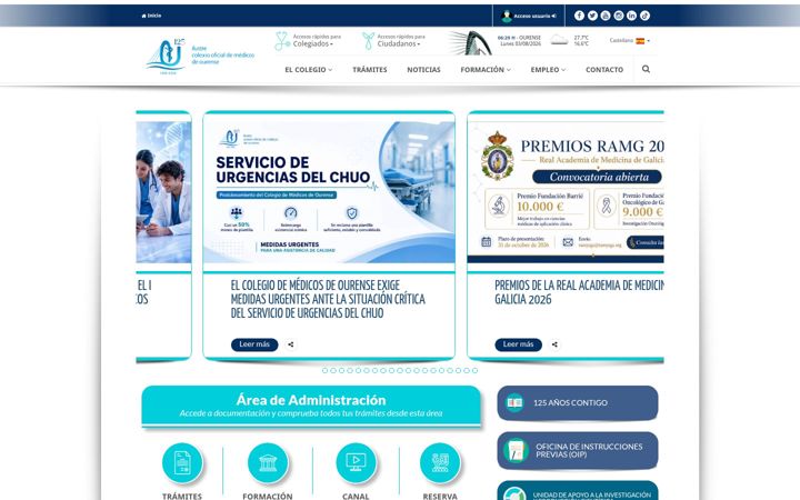 Screenshot of cmourense.org