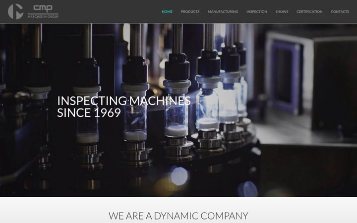 Screenshot of cmp-pharma.it