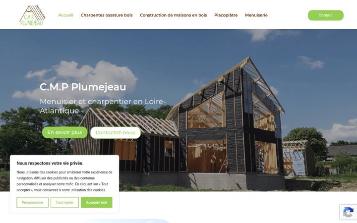 Screenshot of cmp-plumejeau.fr