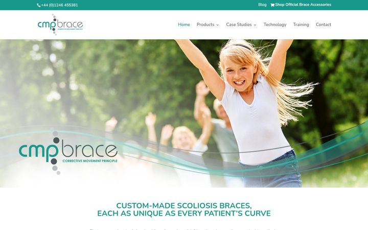 Screenshot of cmpbrace.com