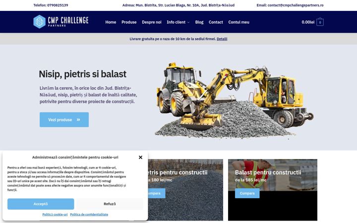 Screenshot of cmpchallengepartners.ro