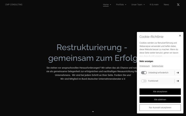Screenshot of cmpconsulting.de