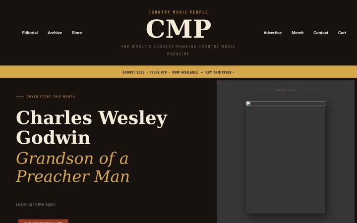 Screenshot of cmpcountry.com
