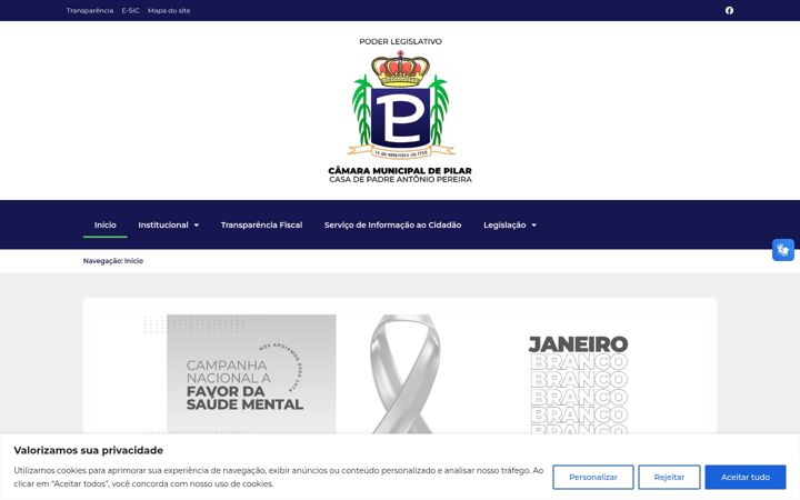 Zrzut ekranu cmpilar.pb.gov.br
