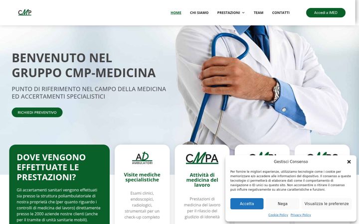Screenshot of cmpimedicina.com