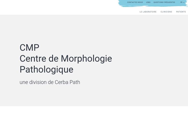 Screenshot of cmplab.be