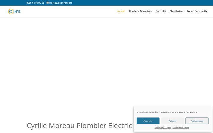 Zrzut ekranu cmplomberieelectricite.fr