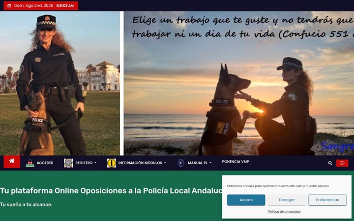 Screenshot of cmpol.es