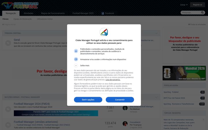 Screenshot of cmportugal.com