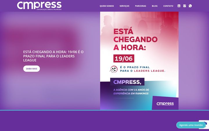 Zrzut ekranu cmpress.com.br