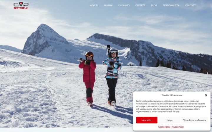 Screenshot of cmpsertorellibormio.it
