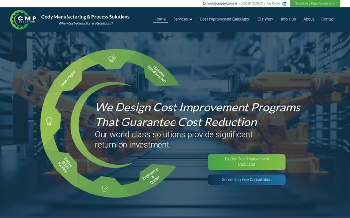 Ekrānuzņēmums no cmpsolutions.ie