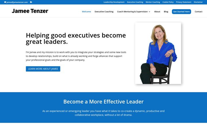 Screenshot of cmqcoaching.com