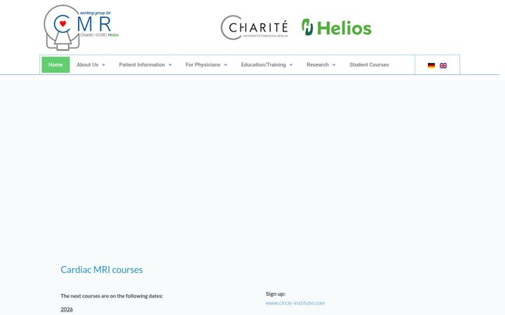 Screenshot of cmr-berlin.org