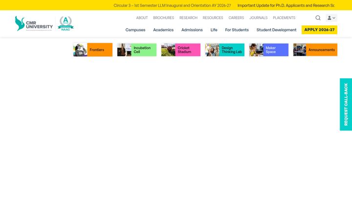 Screenshot di cmr.edu.in