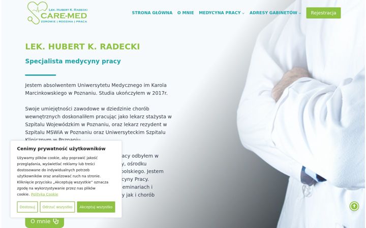 Screenshot of cmradecki.pl