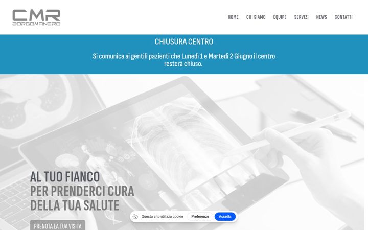 Screenshot von cmrborgomanero.it