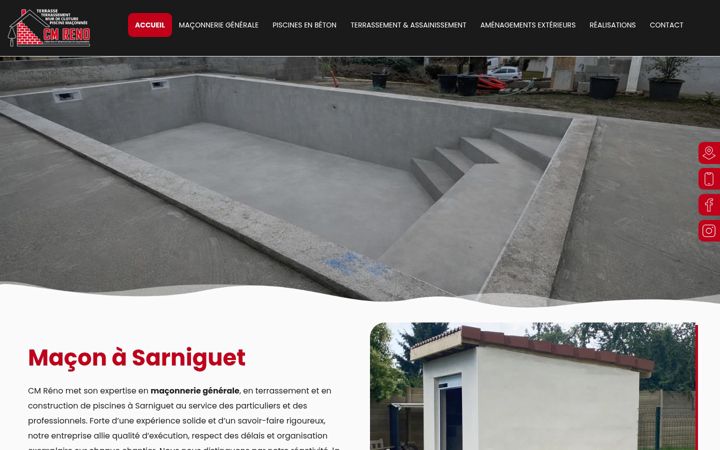 Screenshot of cmreno65.fr