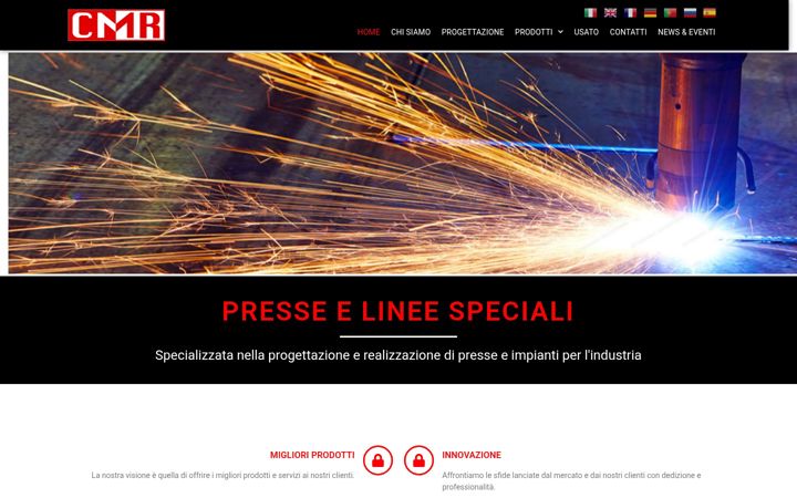 Screenshot of cmrimpianti.com