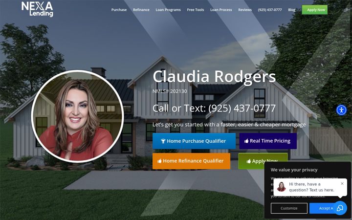 Screenshot of cmrlendingteam.com