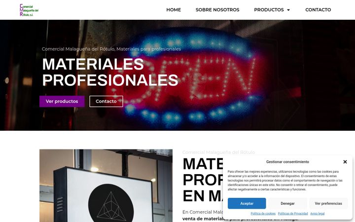 Screenshot of cmrotulos.com
