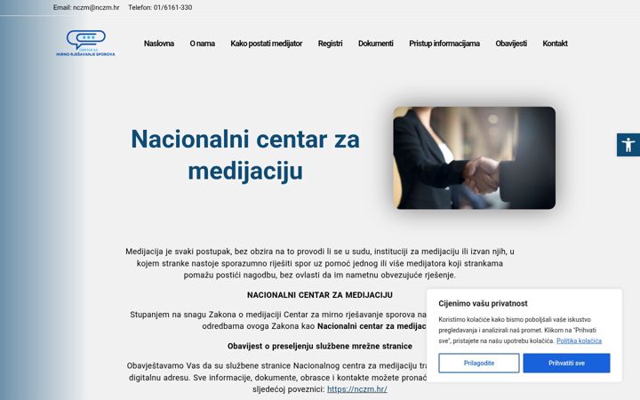 Screenshot van cmrs.hr