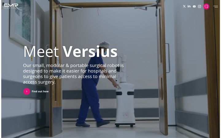 Screenshot of cmrsurgical.com