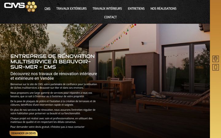 Ekrānuzņēmums no cms-chrismultiservices.fr