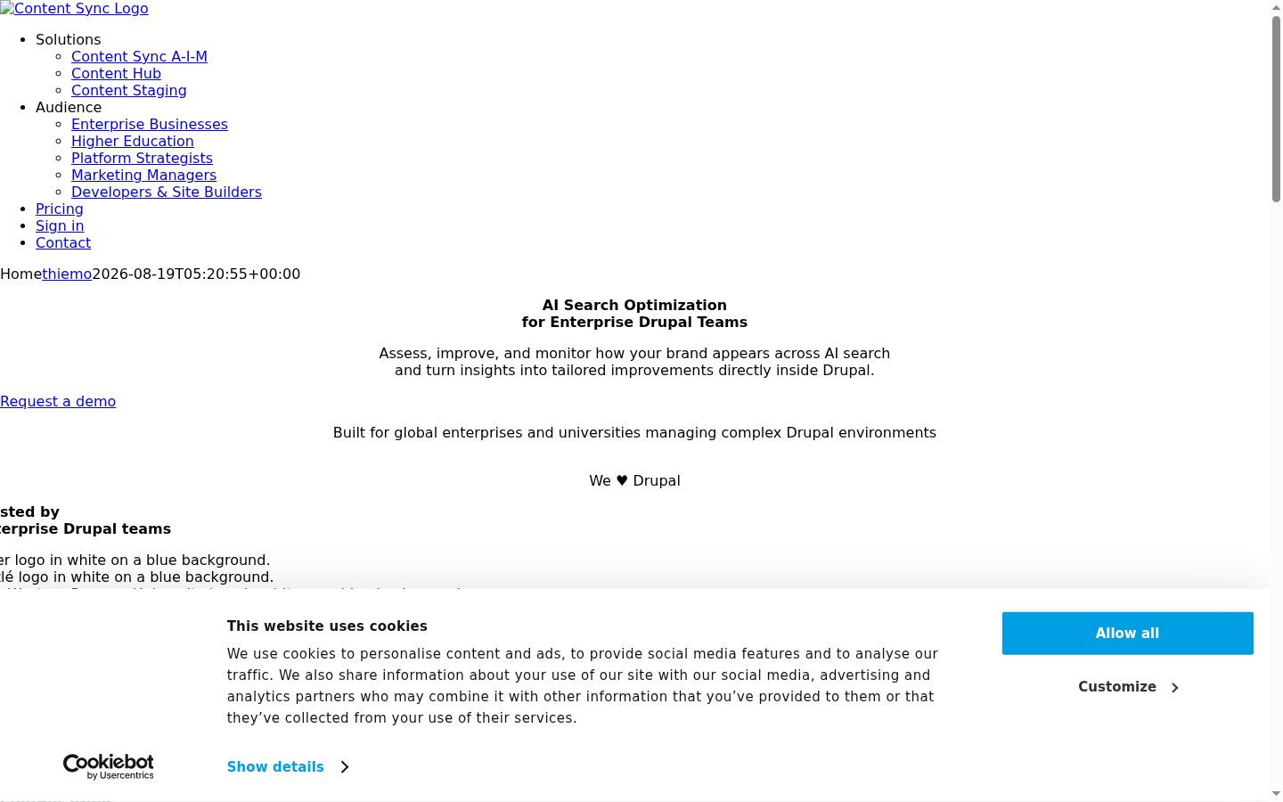 Screenshot tal-banner tal-kunsens muri qabel kwalunkwe interazzjoni