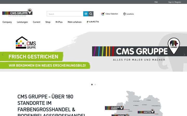 Screenshot of cms-gruppe.de