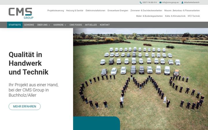 Screenshot of cms-haustechnik.de