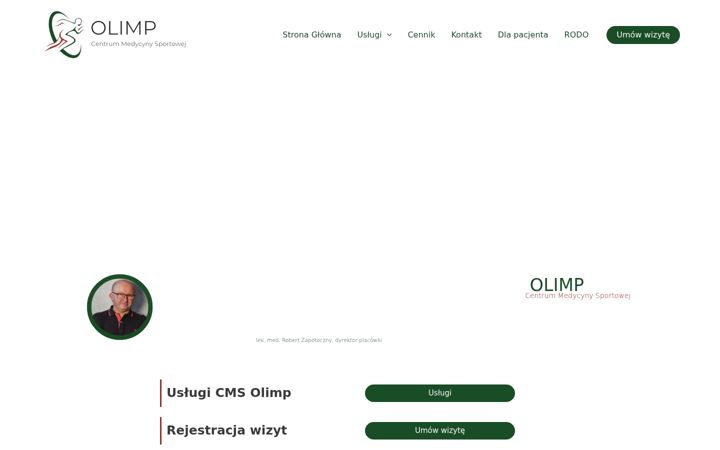 Screenshot of cms-olimp.pl