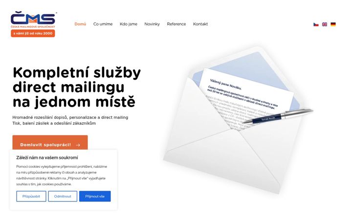 Skjámynd af cms-praha.cz