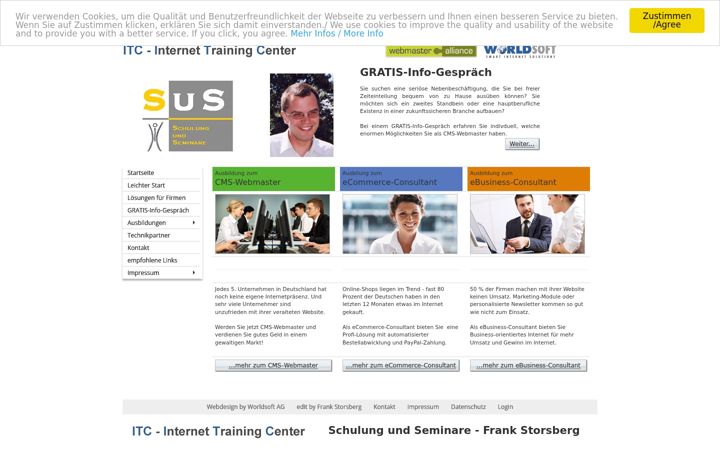 Screenshot of cms-webmaster-schulung.de