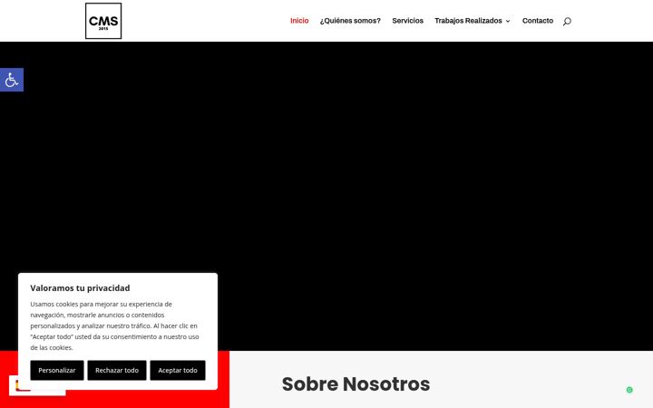 Posnetek zaslona cms2015.es