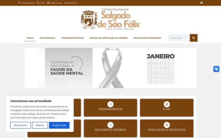 Posnetek zaslona cmsalgadosaofelix.pb.gov.br