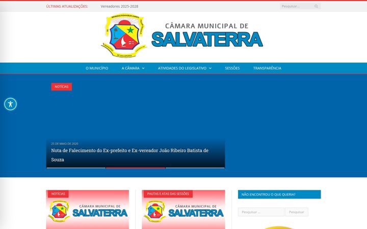 Zrzut ekranu cmsalvaterra.pa.gov.br