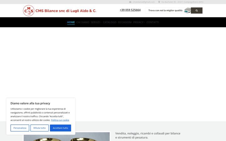 Skærmbillede af cmsbilance.it