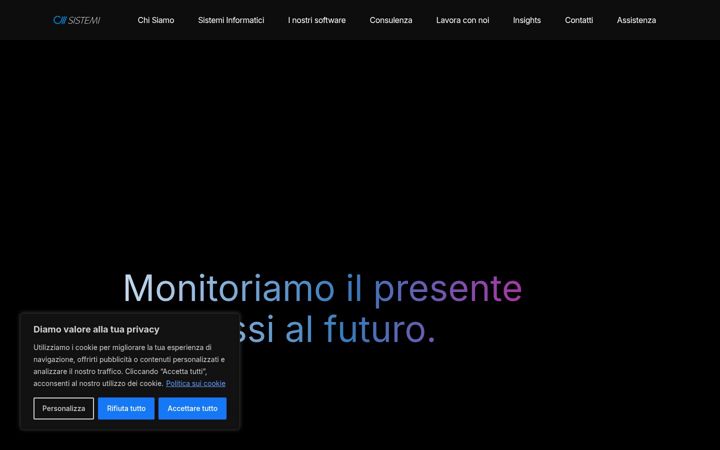 Screenshot of cmsistemi.it