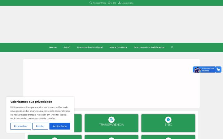 Posnetek zaslona cmsjr.pb.gov.br