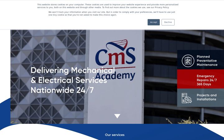 Screenshot of cmsltd.co.uk