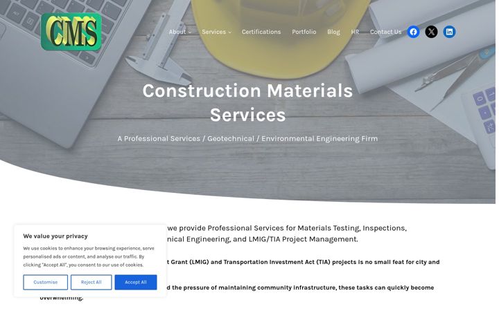 Screenshot of cmsnatl.com