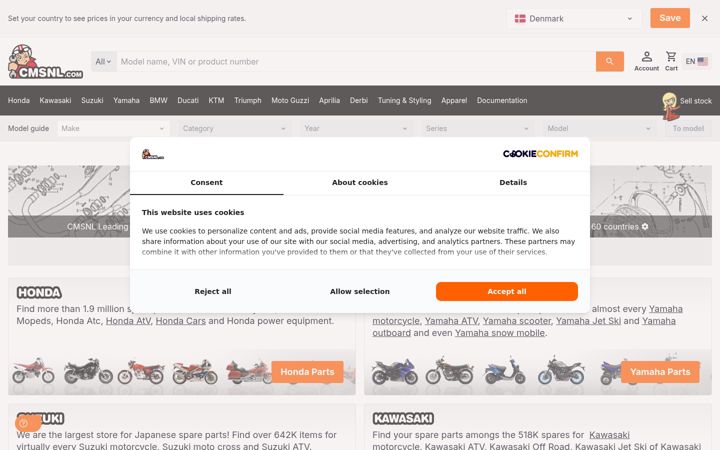 Screenshot di cmsnl.com