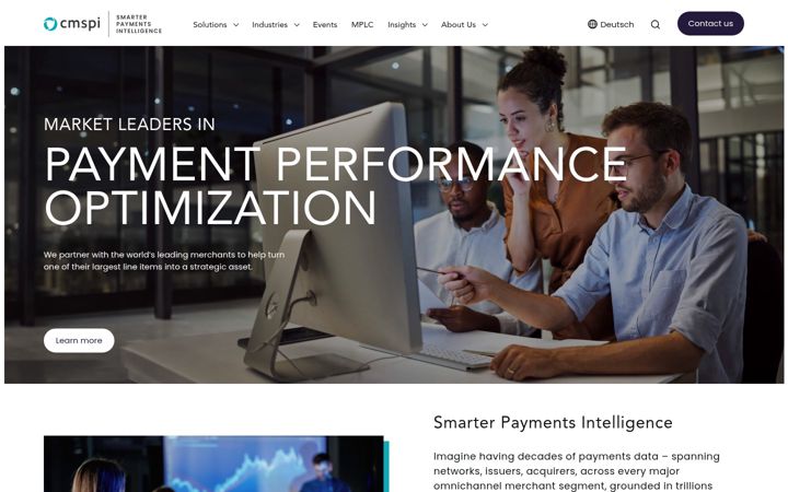 Screenshot of cmspi.com
