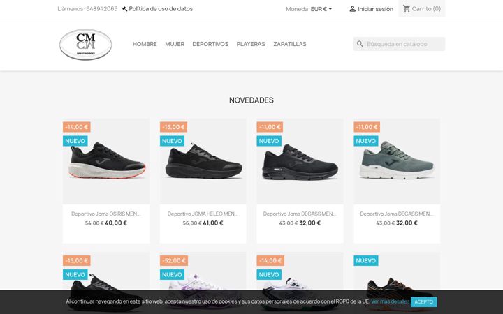 Screenshot of cmsport.es