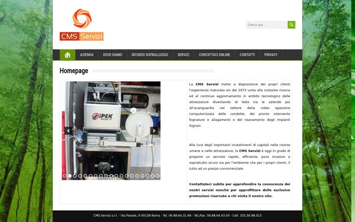 Screenshot of cmsservizi.com